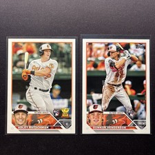 2023 Topps Series One Gunnar Henderson And Adley Rutschman Rookie Cards