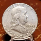 1954 Franklin Half Dollar 90% Silver
