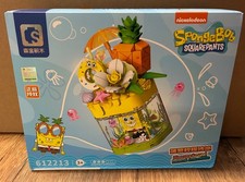 AREA-X Mini Build Rare Spongebob Pineapple and Lemon Smoothie Block Set NEW