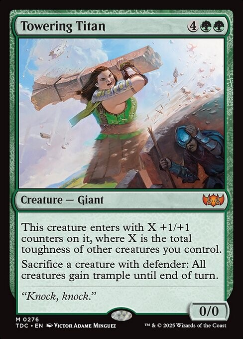 Towering Titan 276 M Normal TDC MTG NM