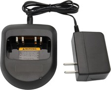 Desktop Charger for Motorola A6 A8 MagOne BPR40 BC130 Two-Way Radio PMLN4822AR