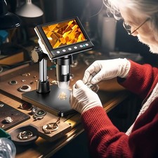 Durable 1000X Digital Microscope with Screen Suitable for Soldering Inspection