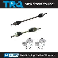 Front CV Axle Shaft Assembly Wheel Hub Bearing Kit Set 6pc for 03-08 Corolla AT