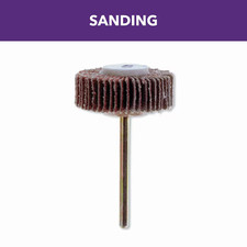 Dremel 80-Grit Emery 1-in Sanding Flap Wheel Accessory