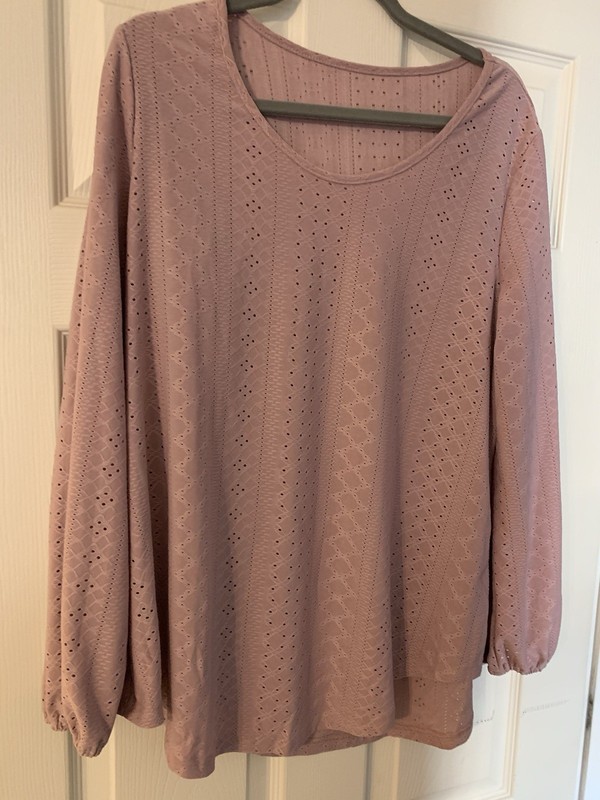 Women’s Blouse Pink - “SHEIN”  - Size 1X - In Excellent Condition!!