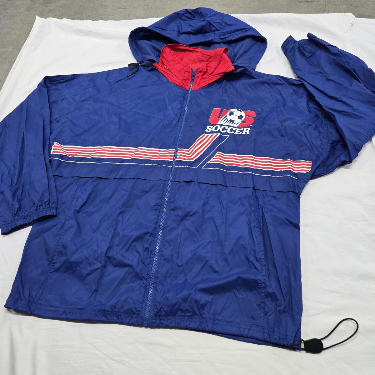 Size XL Vintage Umbro Team USA Olympic Soccer Track Jacket Zip Up 