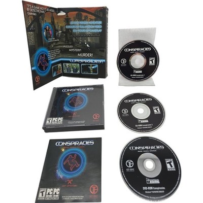 Conspiracies Murder Mystery Adventure PC Game DVD CD ROM 2003 Got Game Entertain
