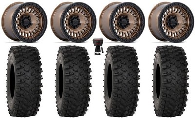 KMC Aztec Bdlk 15'' Wheels Br +0mm 33'' ATX470 Tires UForce U10 Pro / U10 XL Pro