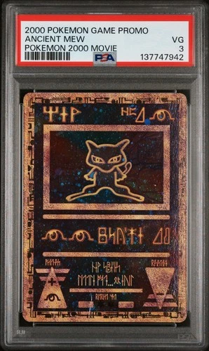 2000 POKEMON GAME MOVIE POKEMON 2000 MOVIE ANCIENT MEW PSA 3