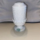 Vintage Milk Glass Old Virginia Fine Cut And Block Fairy Lamp