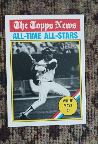2025 Topps Heritage #341 Willie Mays | Baseball Card