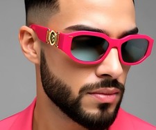Pink Sunglasses Fashion Festival Hippie Party Hip Hop Shades Outdoor Trendy New