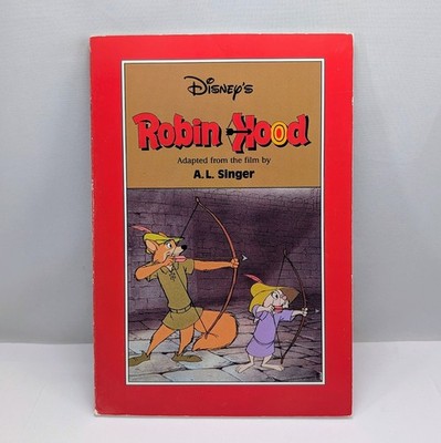 Disney s Robin Hood by A. L. Singer 1992 Movie Junior Novel Vintage 1st Edition 