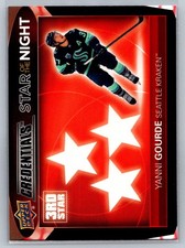 2021-22 Upper Deck Credentials #3S-3 Yanni Gourde Star of the Night