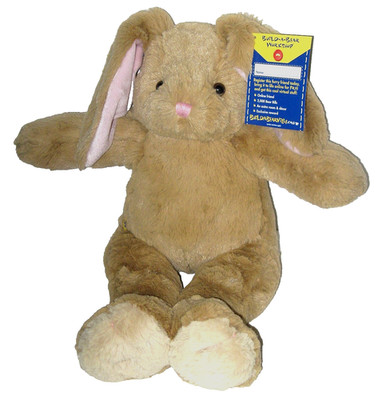 Build a Bear Vintage 1999 Big Ears Bunny Tan 18in Stuffed Plush