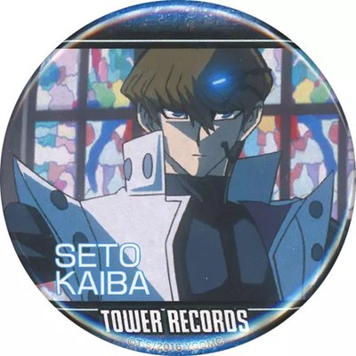 Seto Kaiba Yu-Gi-Oh! DUNKLE SEITE DER ABMESSUNGEN × TOWER RECORDS Abzeichen 6...