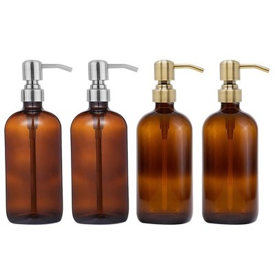  4 Sets Leere Flaschen Pumpflaschen Für Shampoo Nachfüllbare Lotion-Pumpspender