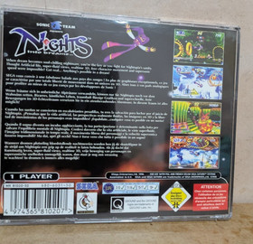 Nights Into Dreams Sega Saturn UK PAL Game no manual