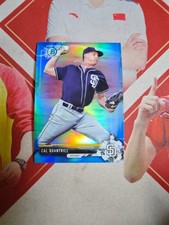 2017 Bowman Chrome Cal Quantrill Blue Refractor /150 San Diego Padres