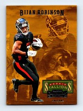 #10 2023 Contenders Rookie Stallions BASE * Bijan Robinson RC Atlanta Falcons