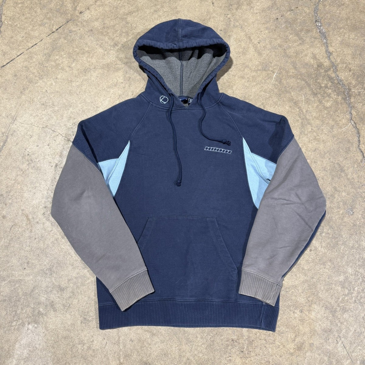 Vintage Y2K Kirra Surf Hoodie Size Small Blue Men's Skate