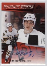 2023 SP Game Used Authentic Rookies Jersey 41/149 Matthew Poitras #279 Auto 0r46