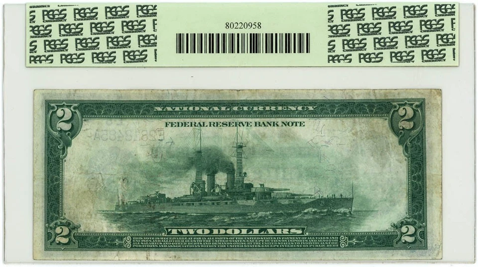FR.761 $2 1918 Federal Reserve Bank Note Richmond VF25PPQ PCGS 950750-101 - Image 2 of 3