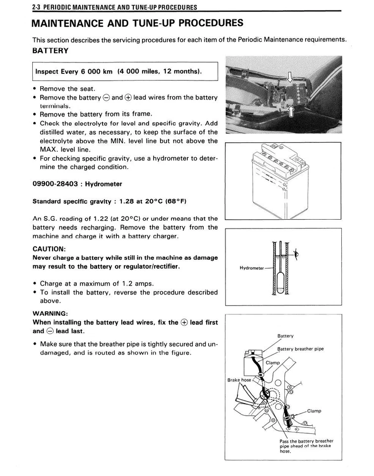 Suzuki GS500ES GS500 ES Service Repair Workshop Manual USB 1995 - Image 4 of 4