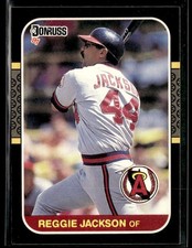 1987 Donruss #210 Reggie Jackson Baseball Card 3801H