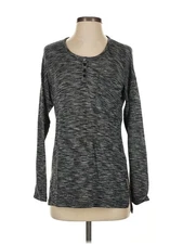 Olive and Oak Women Gray Pullover Sweater S