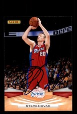 Signed Basketball Card Auto Steve Novak 2009-10 Panini #265 Los Angeles Clippers