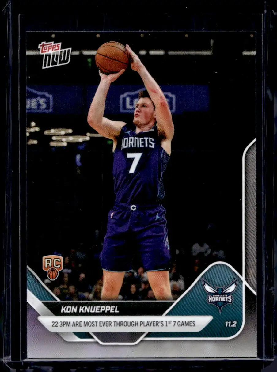 2025-26 Topps Now NBA #41 Kon Knueppel Base Card (Qty) RC Rookie