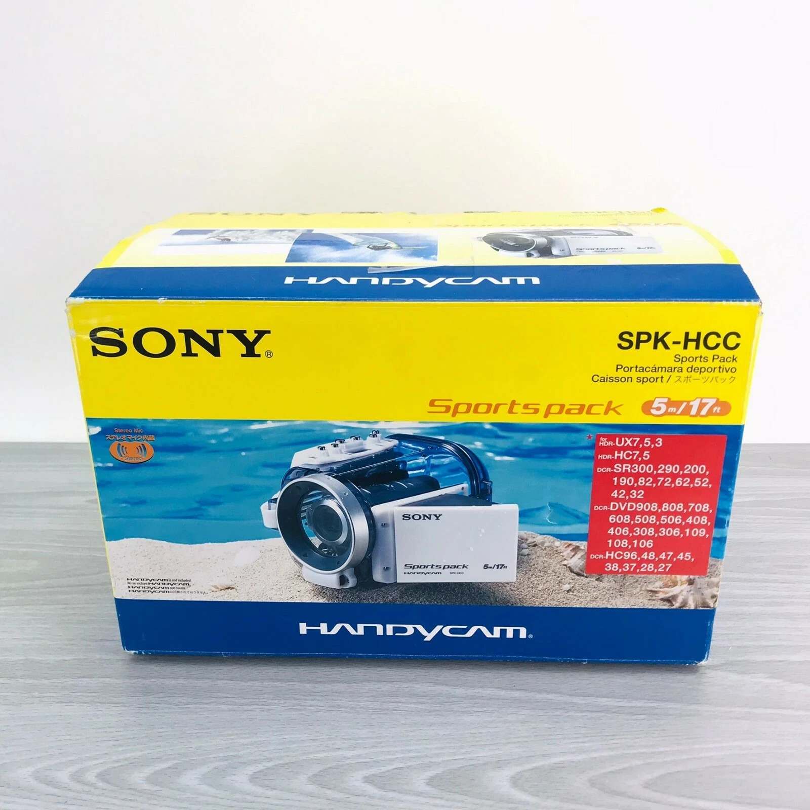 - Sony SPK‑HCC Underwater Housing for Handycam 17 ft/5M Depth NEW Open Box