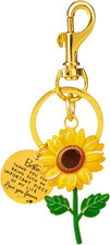 Sunflower Keychains Bag Charms Purse for Women, Car Key Chains Sunflower-Bestie