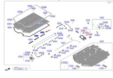 Kia ev6 cv hight tension batterie pack de type un pad 375f8gi000 Nouveau authent