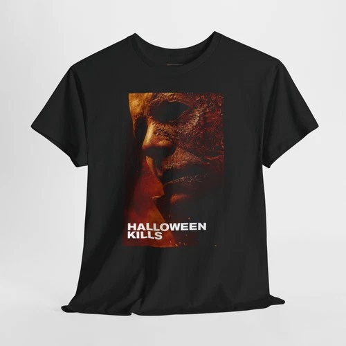 Halloween Kills 2021 Retro Movie Poster Horror Unisex Graphic T-Shirt - product listing photo