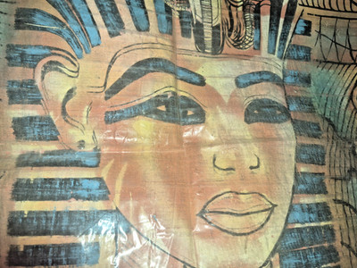 Egyptian - Egyptian Accents Papyus Art 25''x35'' Parchment!