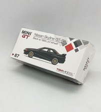 * NISSAN SKYLINE GTR R32 * Black w/ BBS LM wheels * MINI GT 1:64 * 87 * NEUF *
