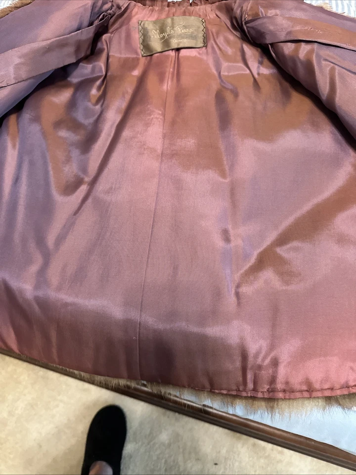 Capa/estola de piel de visón vintage, de Lloyd’s Furs Denver Colorado Foto 3 de 4