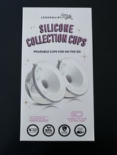 Legendairy Milk Silicone Collection Cups Wearable, 24mm 28mm, Clear