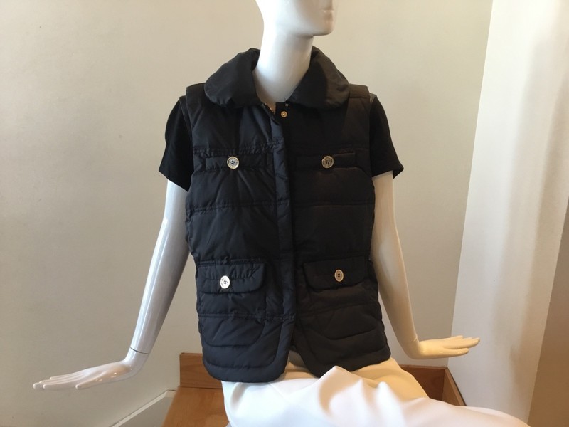 Juicy Couture black puffer vest size XL  ( 10 14 ) NWOT MINT! Top shirt jacket