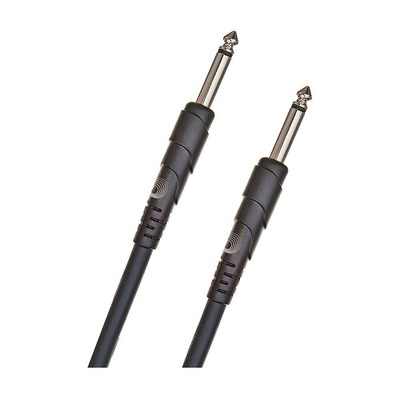D'Addario Classic Serie Gitarren-/Instrumentenkabel (10 Fuß, gerade/gerade)