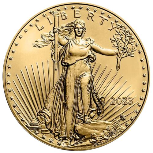 Goldmünze 1 oz American Eagle 2023 in Stempelglanz - Bild 1 von 7