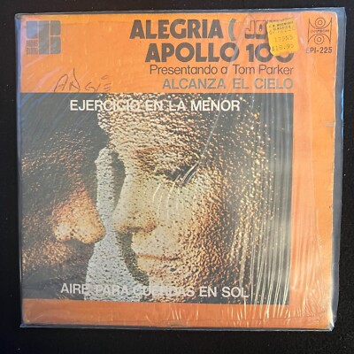Apollo 100, Alegria (Joy), 1972 Mexican 7'' EP, PS, WOC Neo Classical