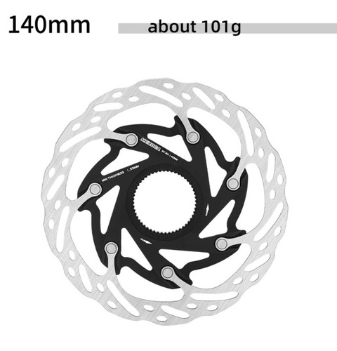 Rotor de bloqueo central ultraligero 140/160 mm para bicicleta de montaña carretera freno de disco - Imagen 12 de 15