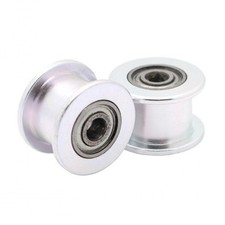 1Pcs Timing Belt Drive Pulley 5M20T Smooth Idler Pulley Bore 6mm For 15mm Belt