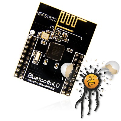 Nordic NRF51822 Bluetooth 4.0 2.4 GHz SoC BLE ULP (Ultra Low Power) Modul Dev.