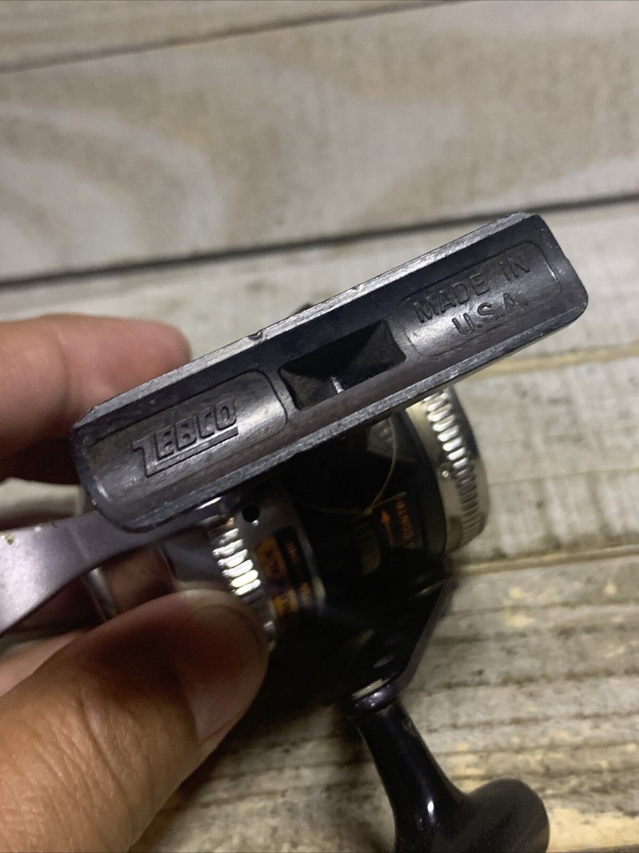 Vintage Zebco OMEGA 144 TRIGGERSPIN Casting Reel Made In USA