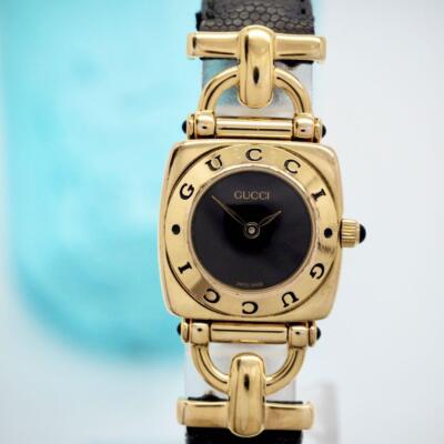 652 Gucci Watch 6300L Black Gold Vintage Rare | eBay 652 Gucci Watch 6300L Black Gold Vintage Rare | eBay
