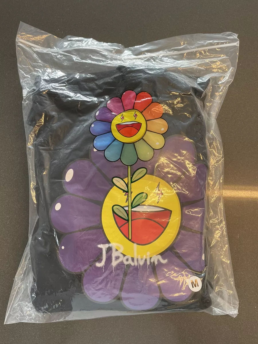 J balvin x takashi murakami flower hoodie new arrivals